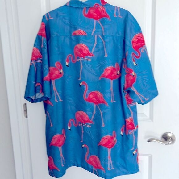 Uzzi Flamingo Amphibious Wear Hawaii Shirt - Picture 7 of 7